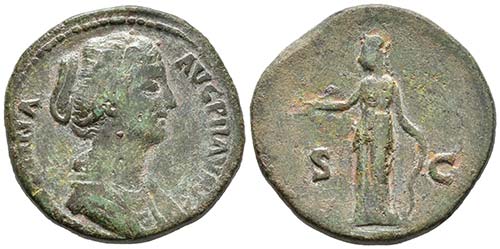 FAUSTINA II. Sestercio. 147-175 ... 
