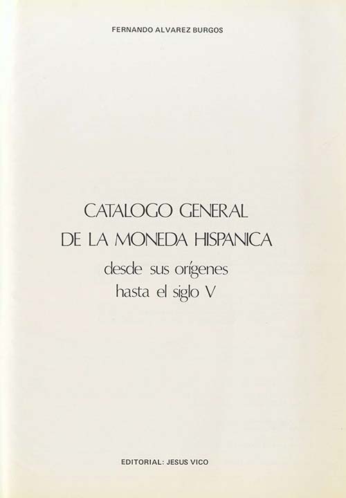 CATALOGO GENERAL DE LA MONEDA ... 