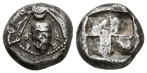 IONIA, Ephesos. Dracma. 500-420 ... 