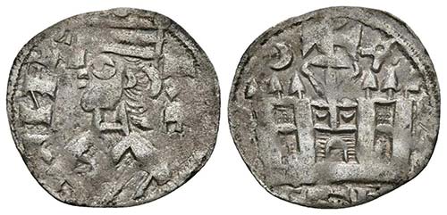 ALFONSO VIII. Dinero. (1158-1214). ... 