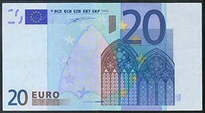 20 Euros. 1 de Enero de 2002. ... 