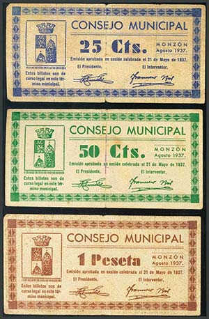 CONSEJO MUNICIPAL DE MONZON (HUESCA). Serie ... 