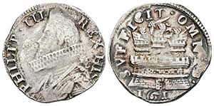 FELIPE III (1598-1621). 15 Granos (Ar. ... 