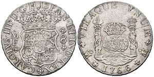 CARLOS III (1759-1766). 8 Reales. (Ar. ... 
