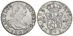 CARLOS IV (1788-1808). 2 Reales. (Ar. ... 