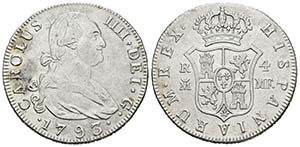 CARLOS IV (1788-1808). 4 Reales. (Ar. ... 