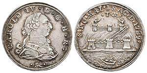 CARLOS IV. Medalla de proclamación del rey ... 