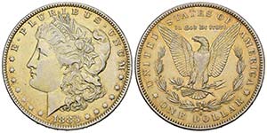 USA. 1 Dollar. (Ar. 26,70g/37mm). 1883. ... 