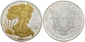 USA. 1 Dollar. (Ar. 31,39g/39mm). 2003. ... 