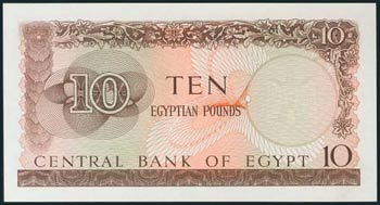 EGIPTO. 10 Libras. 1961. (Pick: ... 