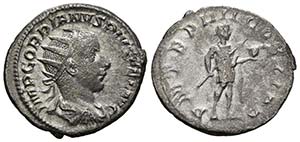 GORDIANO III. Antoniniano. (Ar. 3,90g/23mm). ... 