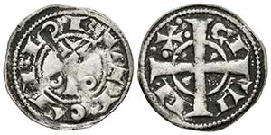 ALFONSO I. Dinero. (1162-1196). Barcelona. ... 