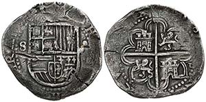 FELIPE II (1598-1621). 8 Reales. (Ar. ... 