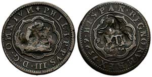 FELIPE III (1598-1621). 4 Maravedís. (Ae. ... 