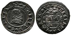 FELIPE IV (1621-1665). 8 Maravedís. (Ae. ... 