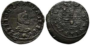 FELIPE IV (1621-1665). 16 Maravedís. (Ve. ... 