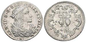 CARLOS II (1665-1700). 1 Tari (Ar. ... 
