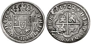 FELIPE V (1700-1746). 2 Reales (Ar. ... 