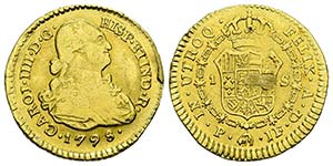 CARLOS IV (1788-1808). 1 Escudo (Au. ... 