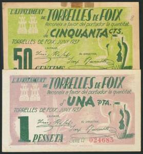 TORRELLES DE FOIX (BARCELONA). 50 Céntimos ... 