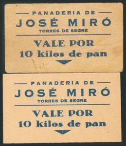 TORRES DE SEGRE (LERIDA). (1937ca). Conjunto ... 