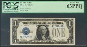 USA. 1 Dollar. Silver Certificate Note. ... 