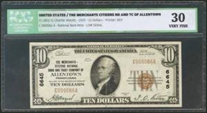 USA. 10 Dollars. National Currency. ... 