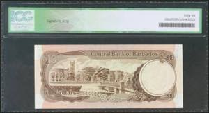 BARBADOS. 10 Dollars. 1986. (Pick: ... 