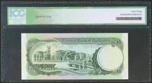 BARBADOS. 5 Dollars. 1986. (Pick: ... 
