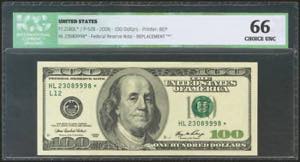 USA. 100 Dollars. Federal Reserve Note. San ... 