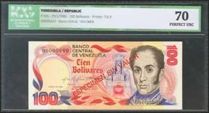 VENEZUELA. 100 Bolívares. 29 ... 