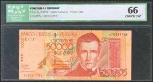 VENEZUELA. 50000 Bolívares. 24 August 1998. ... 