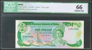BELIZE. 1 Dollar. 1 June 1980. ... 