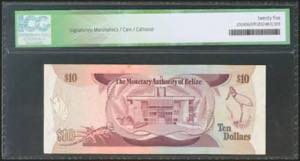 BELIZE. 10 Dollars. 1 June 1980. ... 