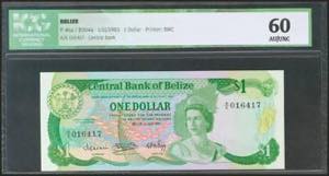 BELIZE. 1 Dollar. 1 November 1983. (Pick: ... 