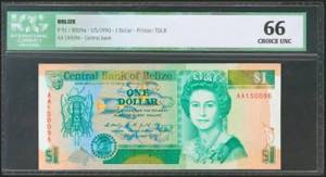 BELIZE. 1 Dollar. 1 May 1990. (Pick: 51). ... 