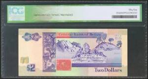 BELIZE. 2 Dollars. 1 June 1991. ... 