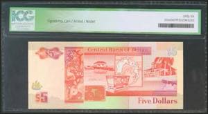 BELIZE. 5 Dollars. 1 June 1991. ... 