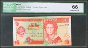 BELIZE. 5 Dollars. 1 January 2002. (Pick: ... 