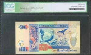 BELIZE. 100 Dollars. 1 June 1997. ... 