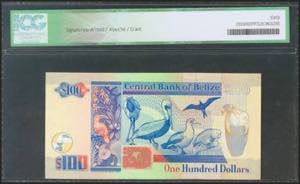 BELIZE. 100 Dollars. 1 June 1997. ... 
