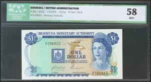 BERMUDA. 1 Dollar. 1 April 1978. (Pick: ... 