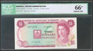 BERMUDA. 5 Dollars. 2 January ... 