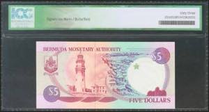 BERMUDA. 5 Dollars. 20 February ... 