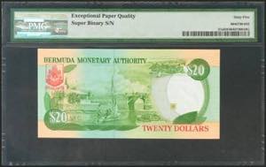 BERMUDA. 20 dollars. 1989. ... 