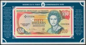 BERMUDA. 50 Dollars. 12 October 1992. ... 
