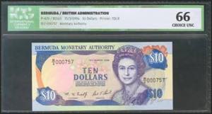 BERMUDA. 10 Dollars. 15 March 1996. Low ... 