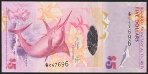 BERMUDA. 5 Dollars. 1 January 2009. (Pick: ... 