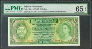 BRITISH HONDURAS. 1 Dollar. 1 January 1972. ... 