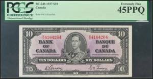 CANADA. 10 Dollars. 1954. (Pick: 61b). ... 
